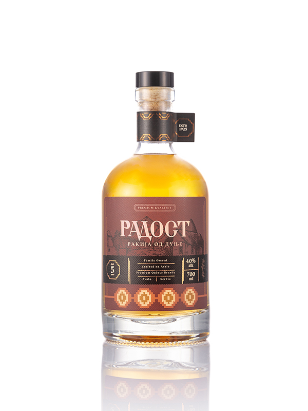Rakija Radost Dunja 5 Barrique 0.7L - odlična cena uz online poručivanje Radost Dunja 5 Barrique 0.7L