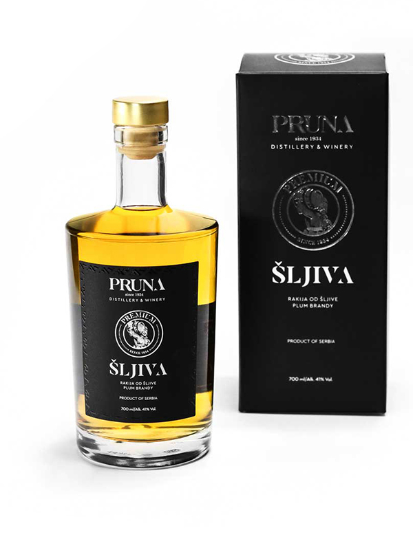 Pruna rakija od šljive 0.7L Premium Box