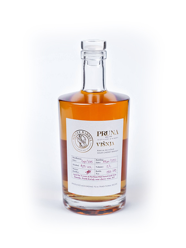 Pruna Single Barrel Višnja - Srpski hrast 0.7L